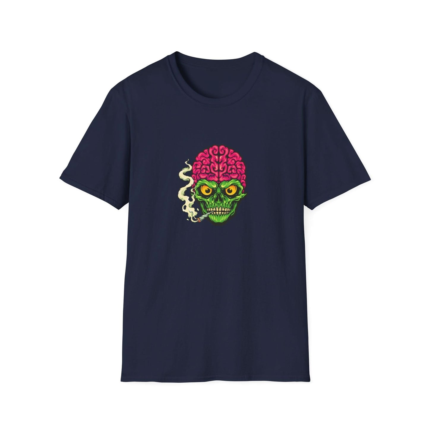 Smoking Skull Weed Cigarette Mascot - Mleem