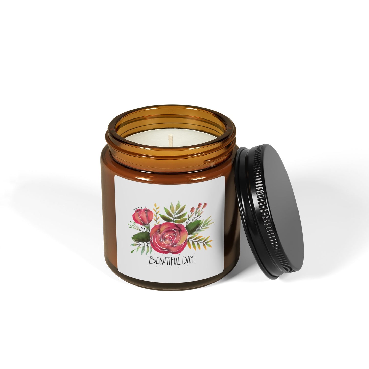 Scented Soy Candle | Floral Home Decor, Eco-Friendly, Aromatherapy