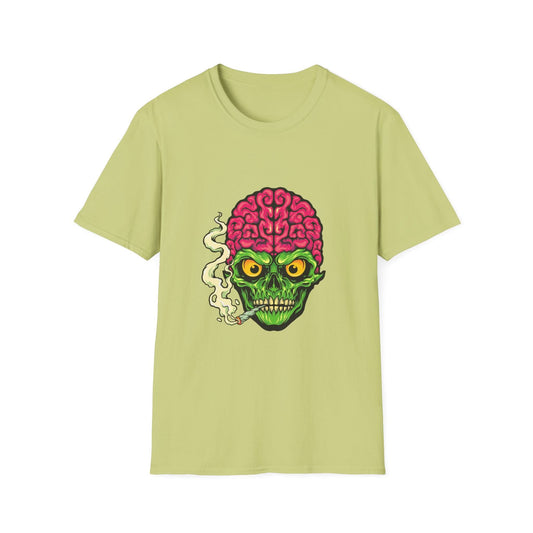 Smoking Skull Weed Cigarette Mascot - Mleem