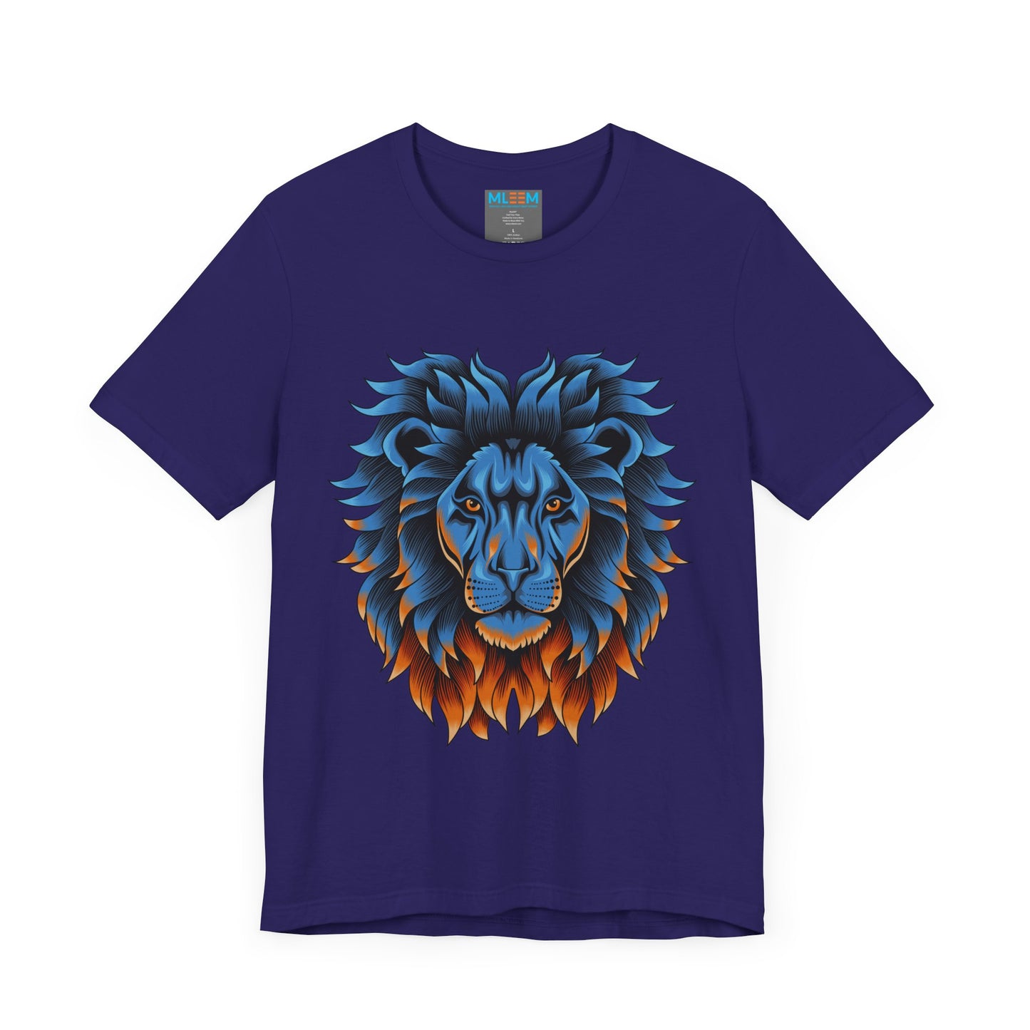 Dynamic Lion Graphic Tee - Unisex Short Sleeve Jersey T-Shirt
