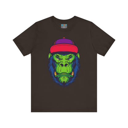Vibrant Gorilla Graphic Tee - Unisex Short Sleeve T-Shirt