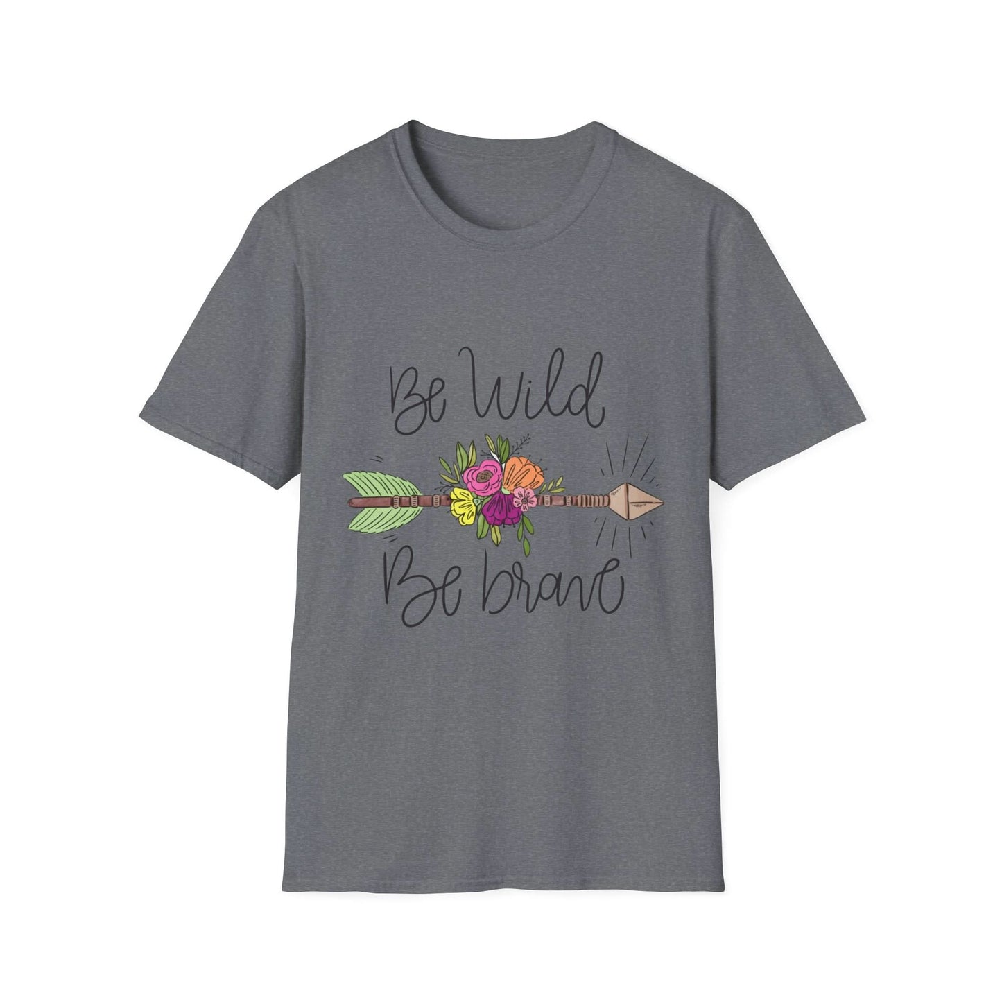 Be Wild Be Brave Flower Arrow - Mleem