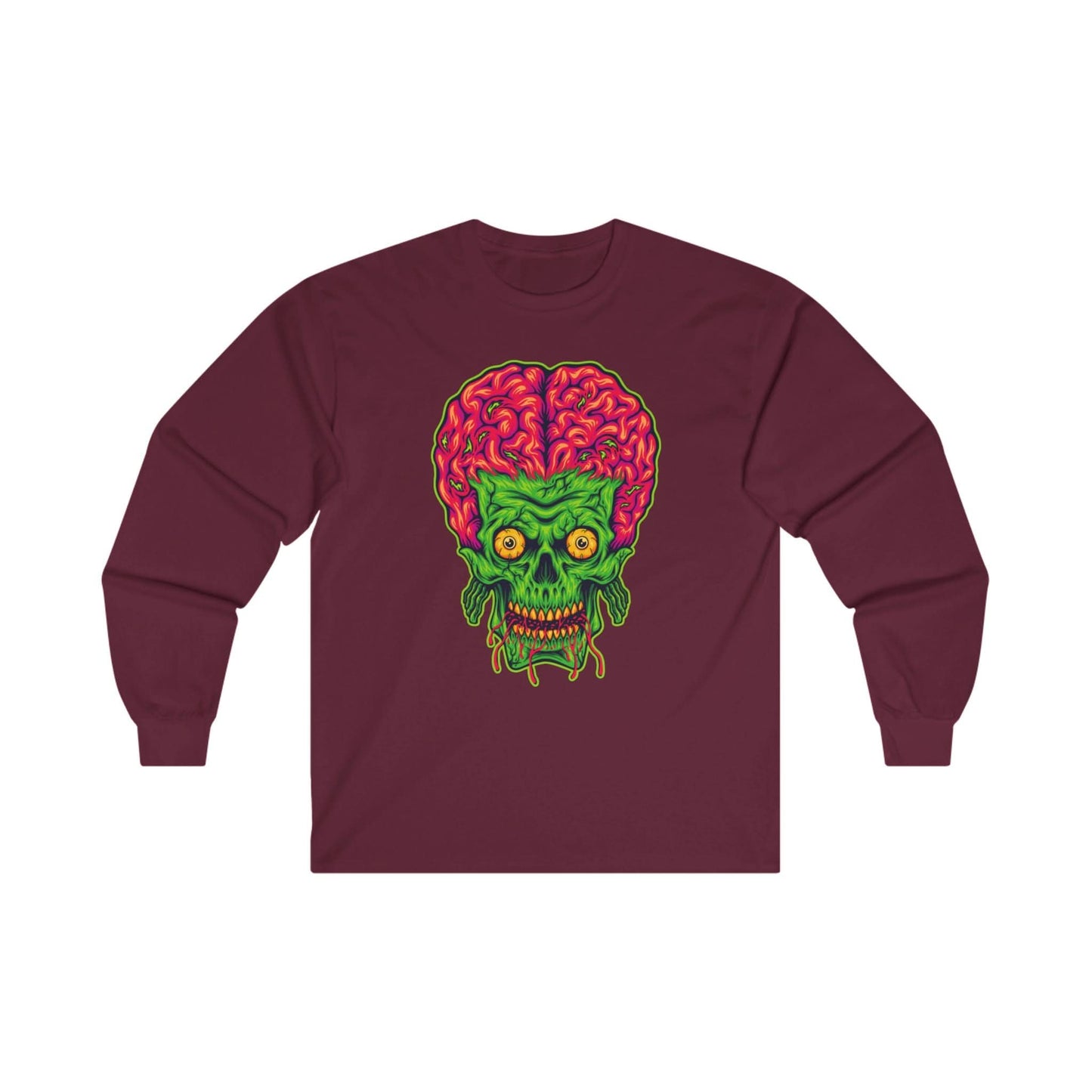 Creepy Zombie Head Skull - Mleem
