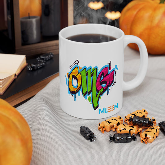 Colorful Graffiti Ceramic Mug