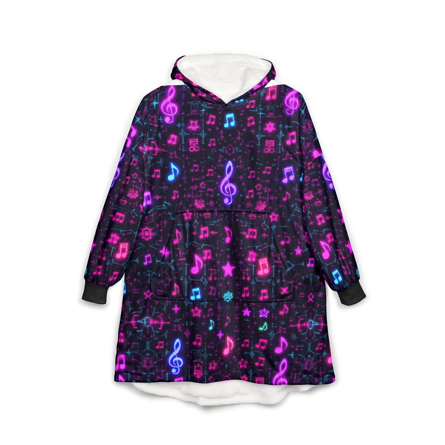 Musical Note Hooded Blanket