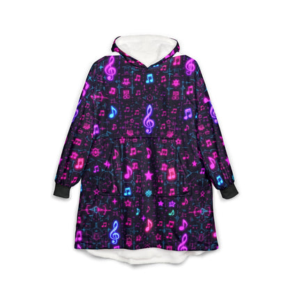 Musical Note Hooded Blanket