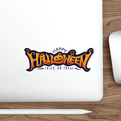 Halloween Die-Cut Stickers, Trick or Treat Decor, Spooky Laptop Decal, Festive Gift, Halloween Party Essentials