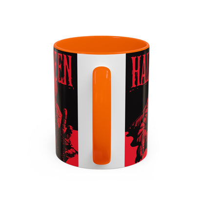 Halloween Accent Coffee Mug | Spooky Coffee Cup for Halloween Lovers, Trick or Treat Mug, Horror Decor, Gift for Fans