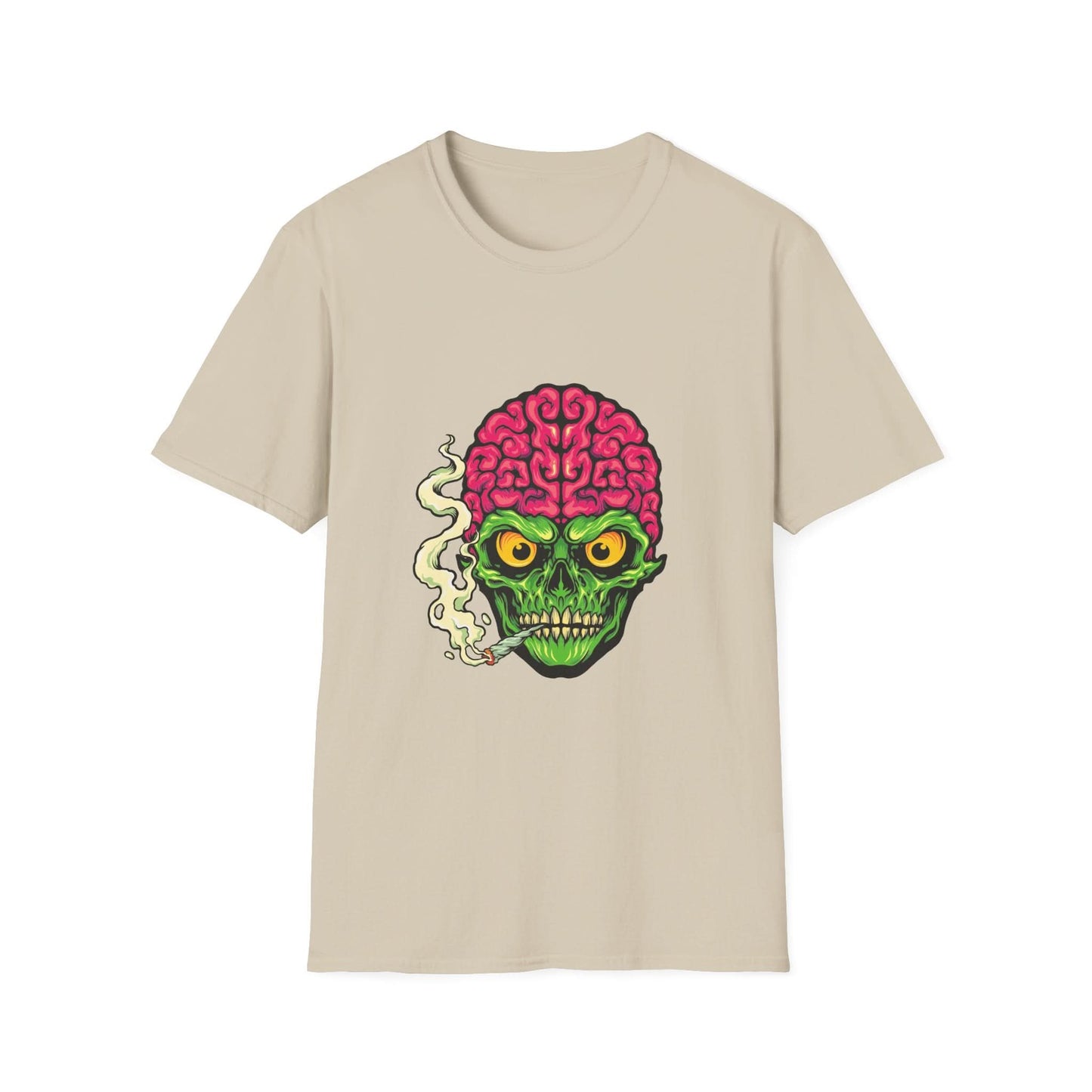 Smoking Skull Weed Cigarette Mascot - Mleem