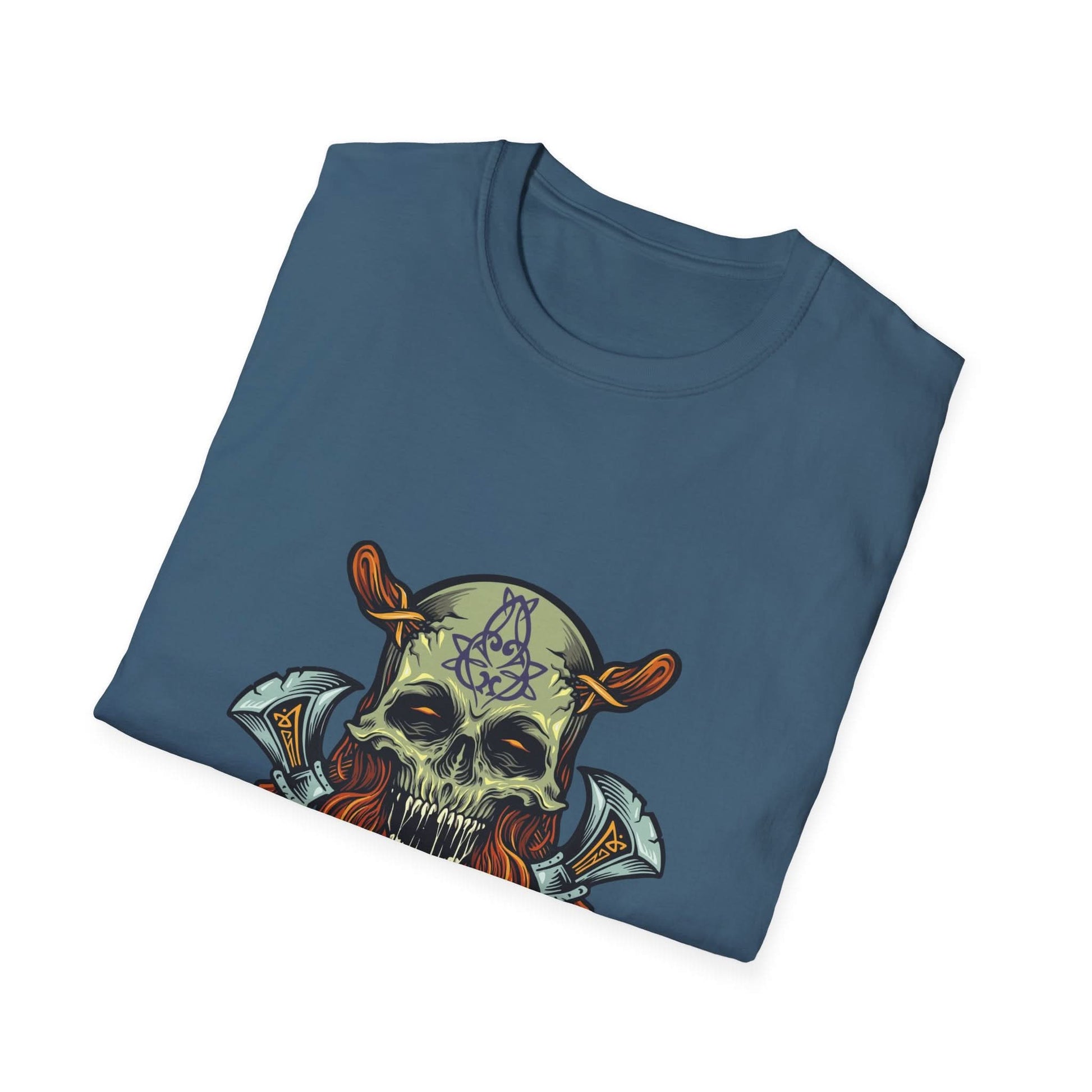 Viking Skull Warrior with Axe - Mleem