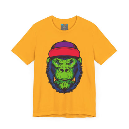 Vibrant Gorilla Graphic Tee - Unisex Short Sleeve T-Shirt