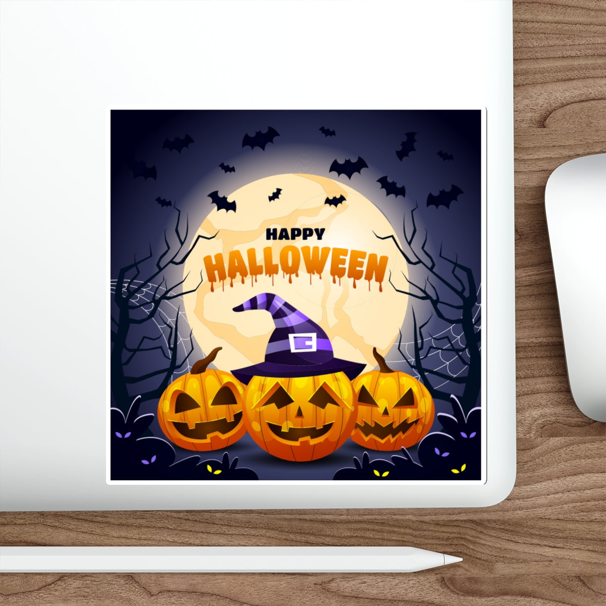 Halloween Die-Cut Stickers | Spooky Decor, Pumpkin Stickers, Party Favors, Fun for Kids, Halloween Gifts