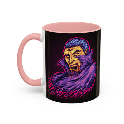 Creepy Gothic Accent Coffee Mug for Spooky Vibes, Halloween Decor, Unique Gift, Coffee Lover, Witchcraft Essentials