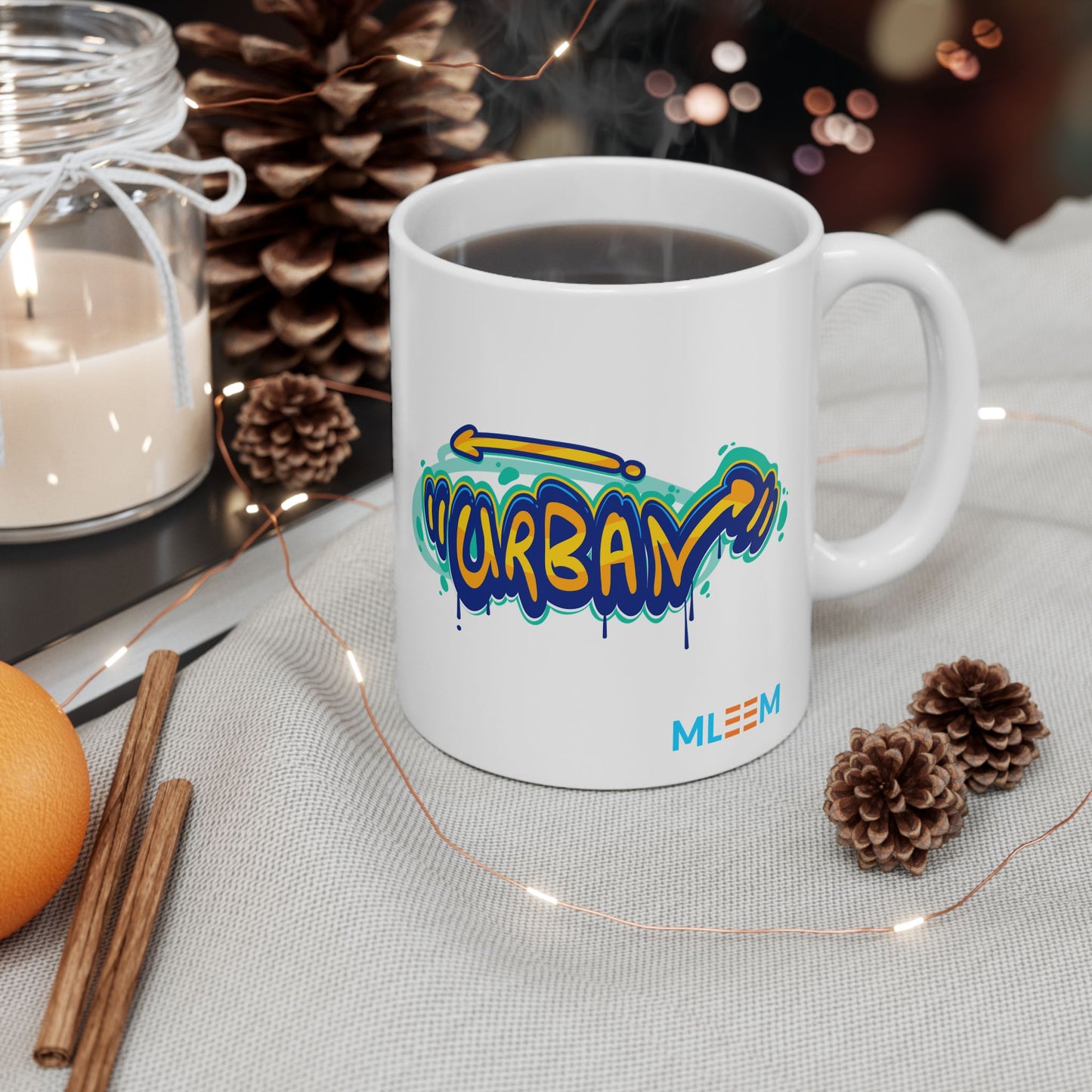 Artistic Coffee Cup, Gift for Artists, Urban Style
