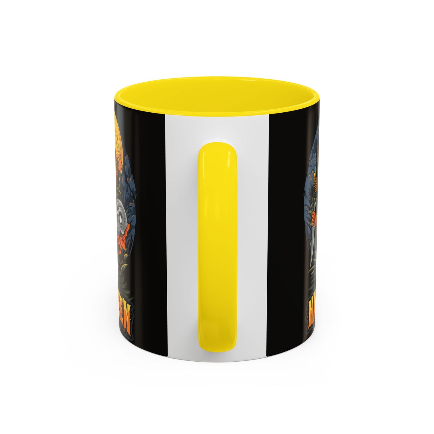 Halloween Pumpkin Coffee Mug, Spooky Mug, Fall Decor, Gift for Halloween Lovers, Black Mug, 11oz or 15oz