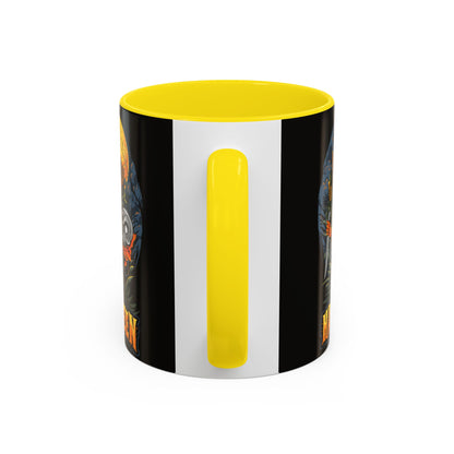 Halloween Pumpkin Coffee Mug, Spooky Mug, Fall Decor, Gift for Halloween Lovers, Black Mug, 11oz or 15oz