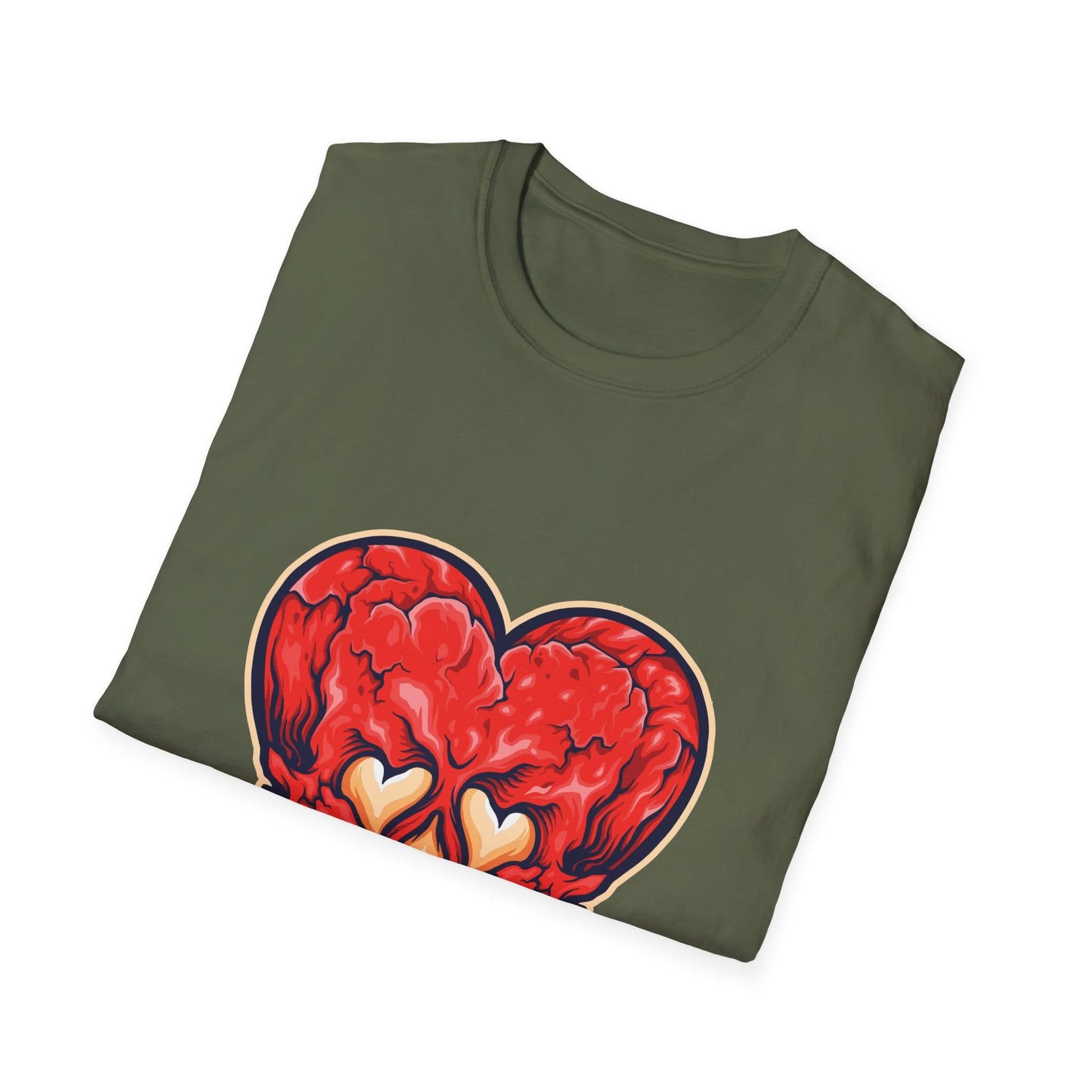 Cracked Heart Love Skull - Mleem