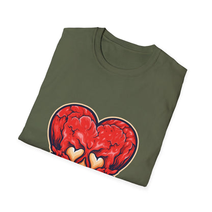 Cracked Heart Love Skull - Mleem