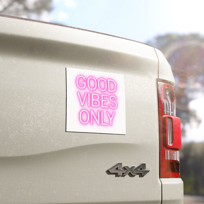 Good Vibes Only Car Magnets, Inspirational Vehicle Decor, Fun Gifts, Road Trip Accessories, Positive Vibes, Car Accessories