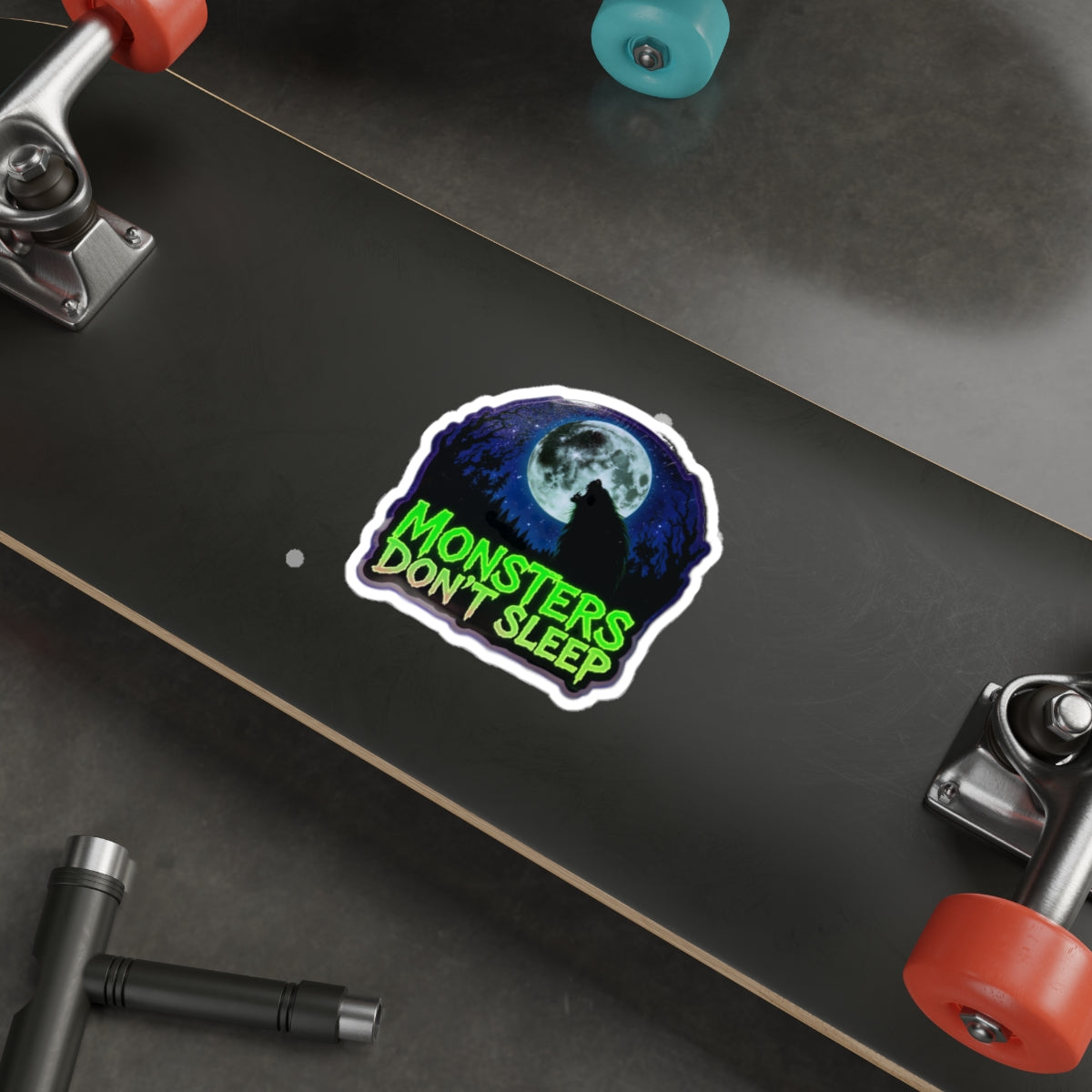 Fun Monster Die-Cut Stickers for Halloween Vibes, Laptop Decor, Gift for Teens, Party Decorations, Spooky Home Accessories