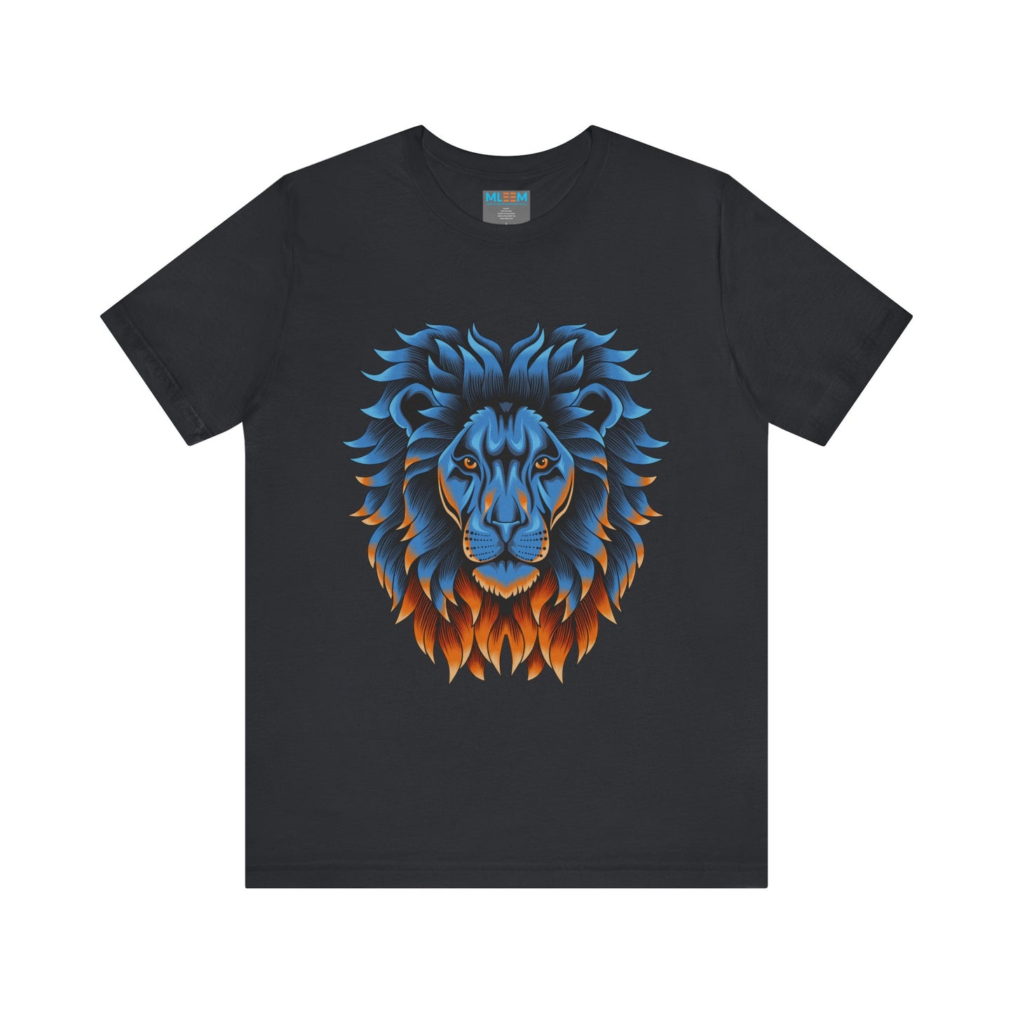 Dynamic Lion Graphic Tee - Unisex Short Sleeve Jersey T-Shirt