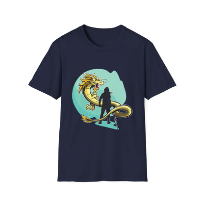 Swordsman Challenging The Dragon - Mleem