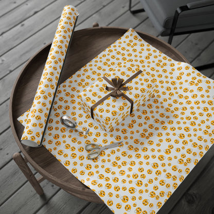Whimsical Wrapping Paper Roll, Gift Wrap for Birthdays, Holidays, Parties, Unique Gift Presentation, Colorful Emoji Design