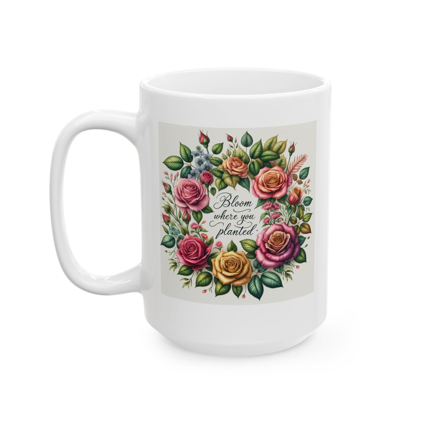 Floral Ceramic Mug