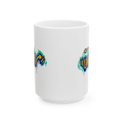 Artistic Coffee Cup, Gift for Artists, Urban Style