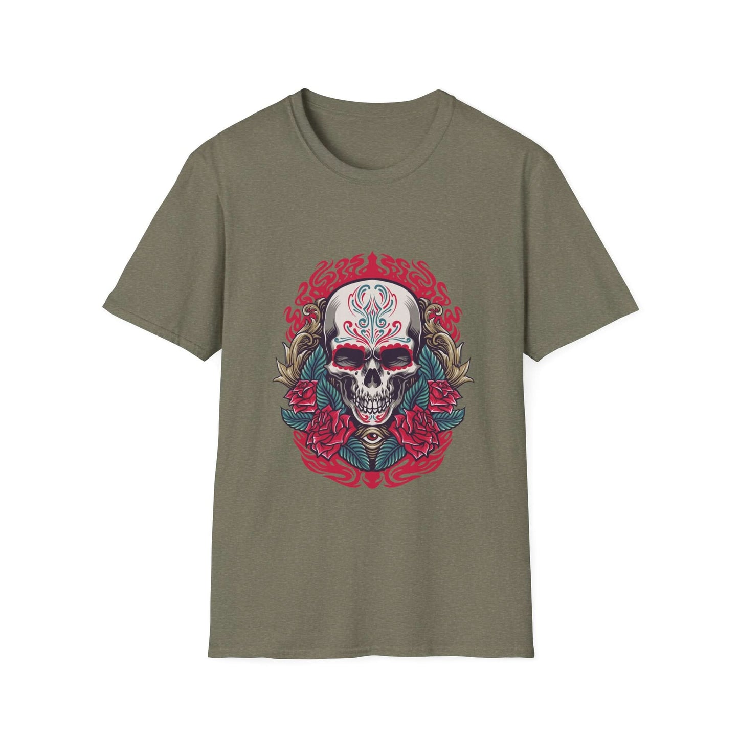 Skull Illustration Dia de Los Muertos - Mleem