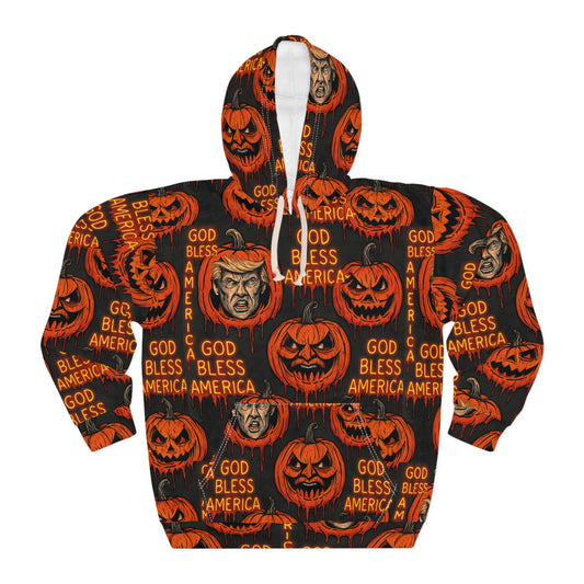 Halloween Pumpkin Hoodie, Unisex Sweater for Fall Celebrations, Cozy Gift for Spooky Season, Festive Apparel