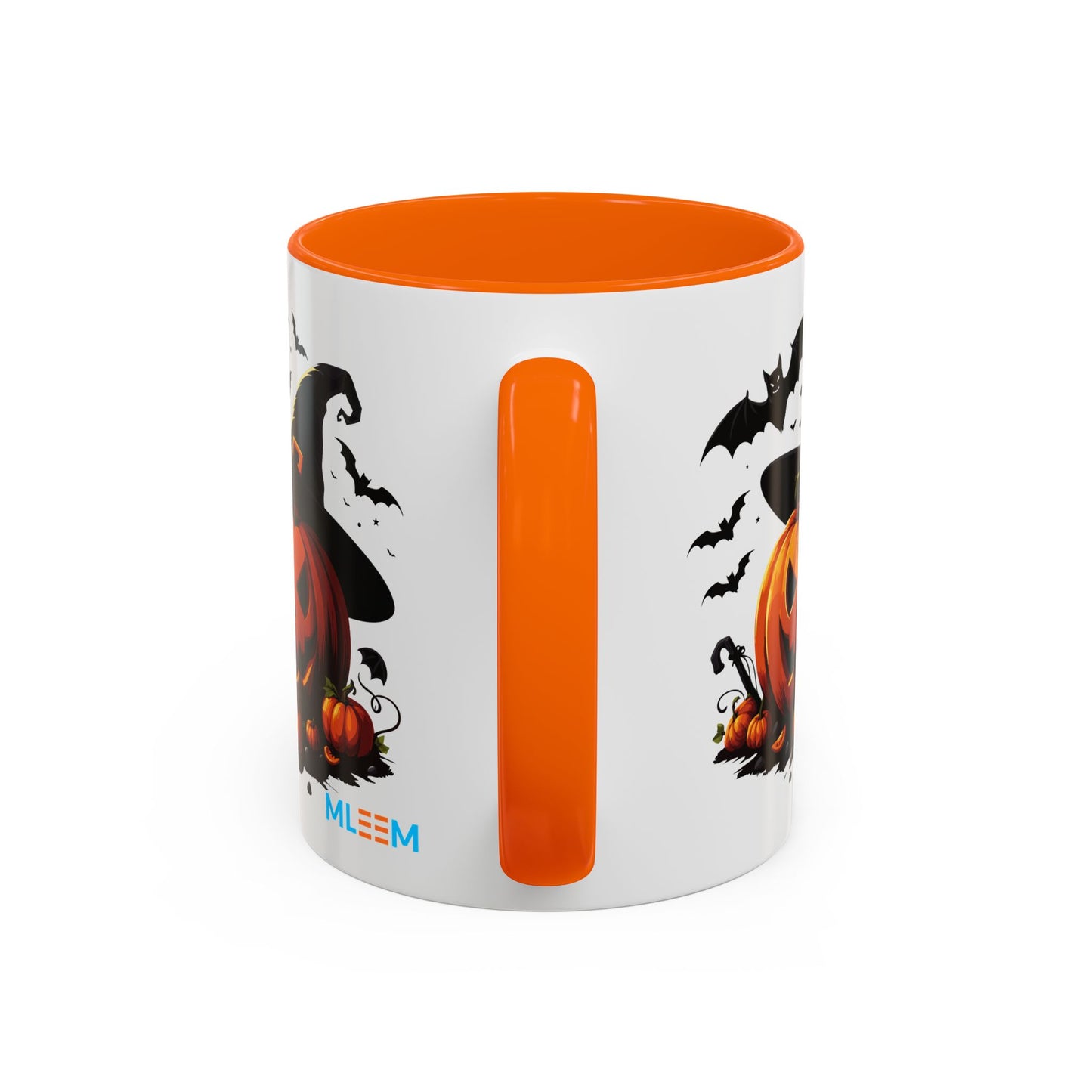 Halloween Pumpkin Accent Coffee Mug – Perfect for Fall, Autumn, Spooky Season, Gift for Coffee Lovers, Home Decor