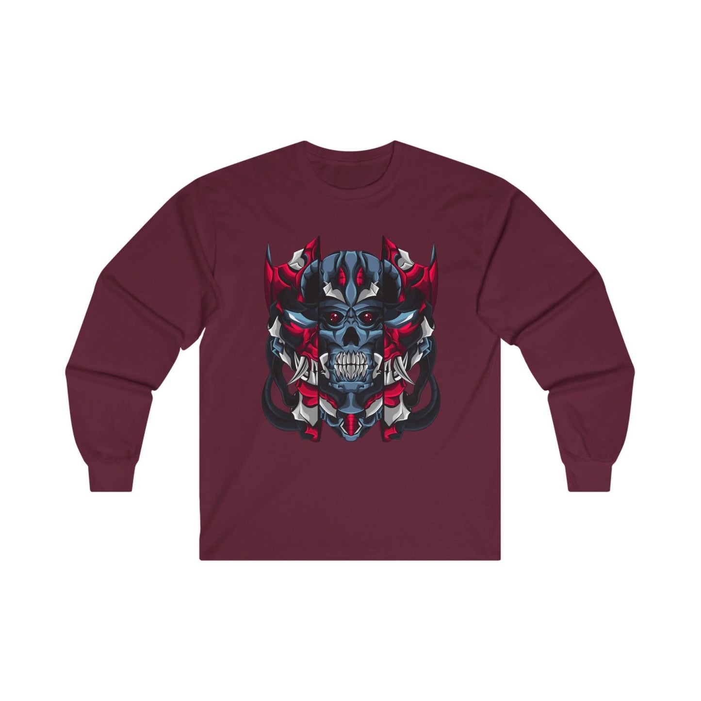 Dark Mecha Skull Artwork - Mleem