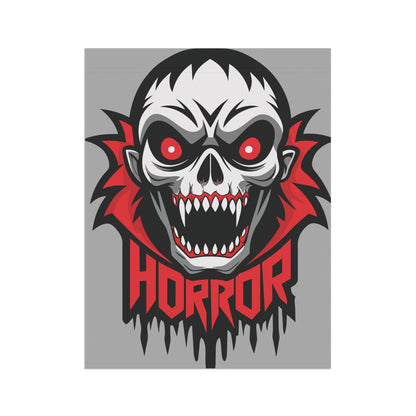 Spooky Garden Banner, Halloween Decor, Terrifying Lawn Sign, Horror Flag, Scary Housewarming Gift, Outdoor Artwork