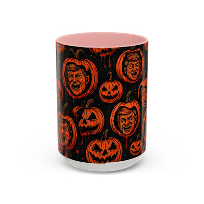 Spooky Pumpkin Faces Coffee Mug | Halloween Gifts, Funny Coffee Cup, Whimsical Mug, Holiday Decor, Unique Gifts
