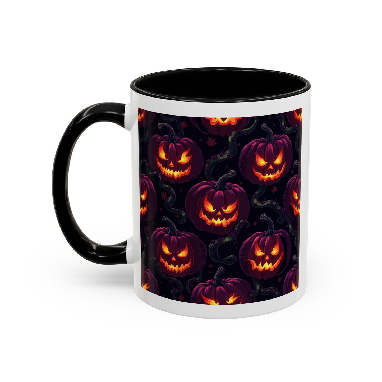 Halloween Pumpkin Coffee Mug, Spooky Ceramic Cup, Fall Decor, Autumn Gift, Halloween Party Essential, Seasonal Drinkware