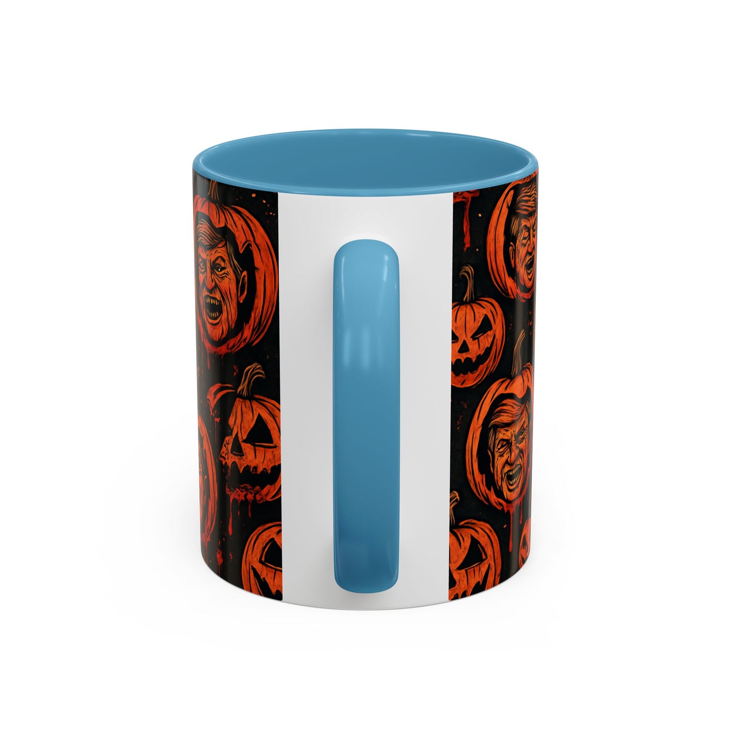 Spooky Pumpkin Faces Coffee Mug | Halloween Gifts, Funny Coffee Cup, Whimsical Mug, Holiday Decor, Unique Gifts