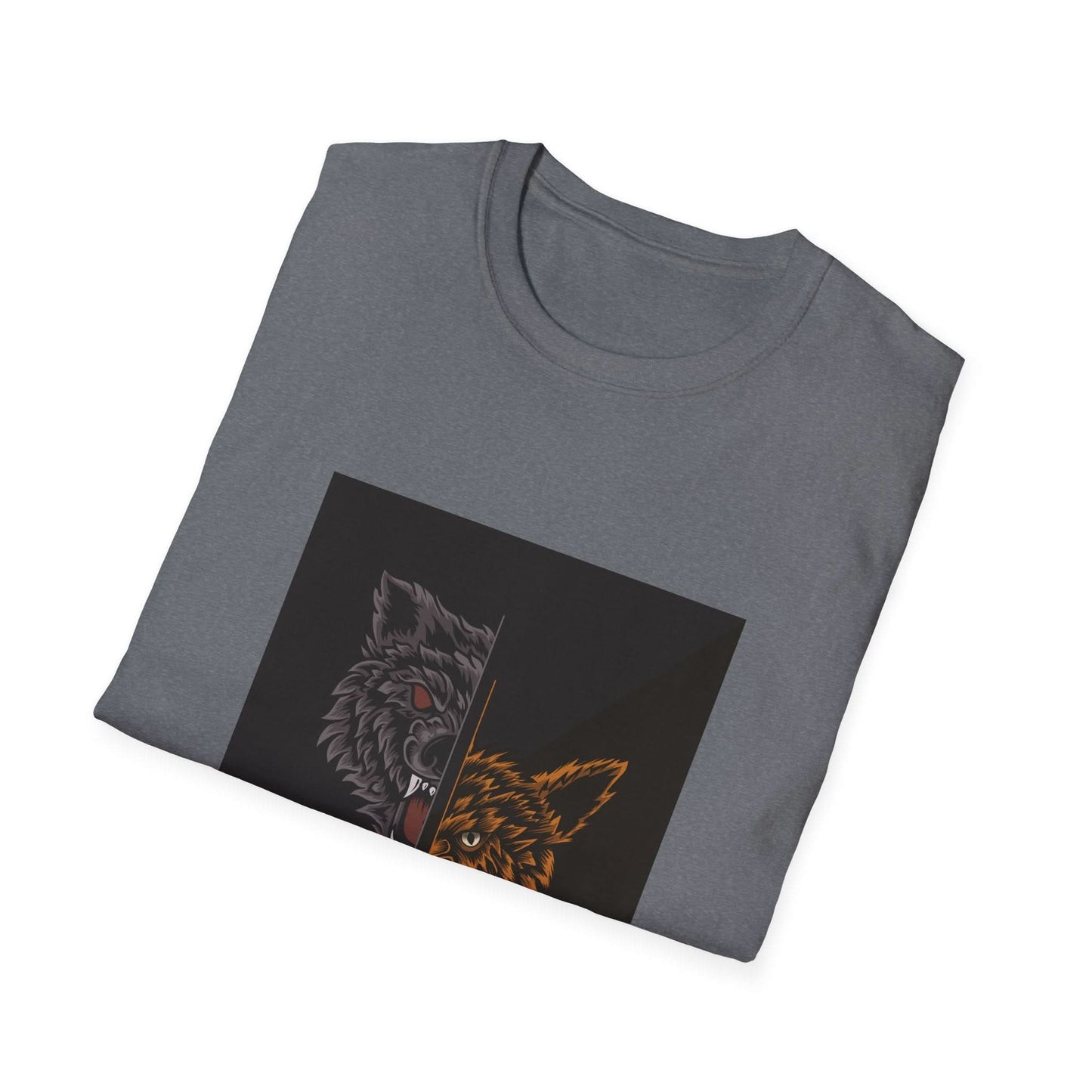 Angry Wolf Head Two Style - Mleem