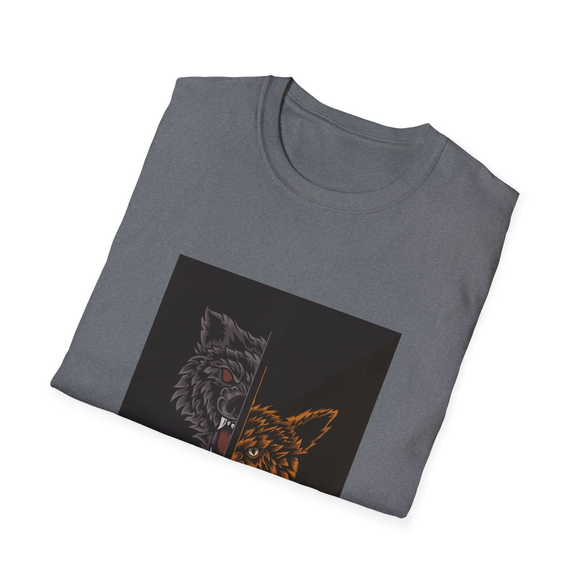 Angry Wolf Head Two Style - Mleem