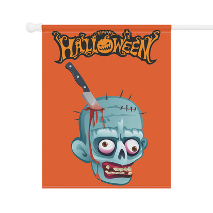 Halloween Garden Banner, Spooky Yard Decor, October Welcome Flag, Outdoor Decoration, Unique Halloween Gift