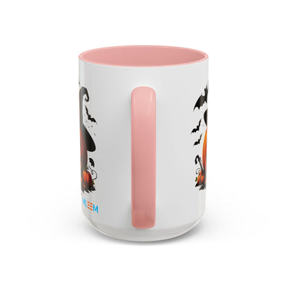 Halloween Pumpkin Accent Coffee Mug – Perfect for Fall, Autumn, Spooky Season, Gift for Coffee Lovers, Home Decor