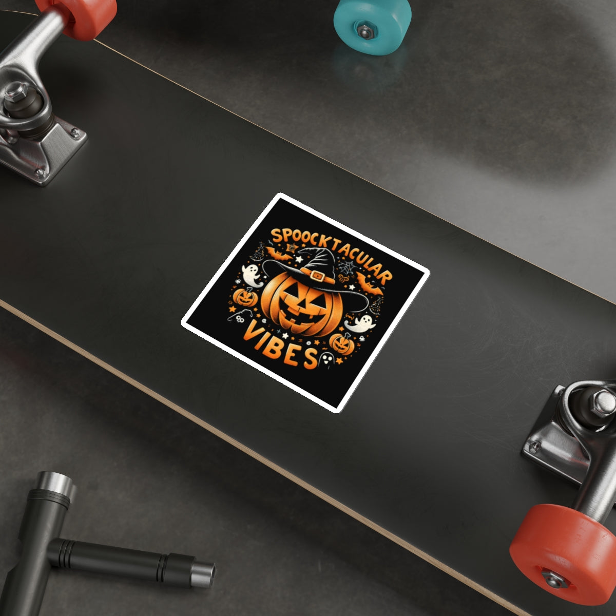Spooktacular Vibes Stickers | Halloween Decor, Pumpkin Art, Ghost Decor, Party Favors, Children’s Halloween Crafts