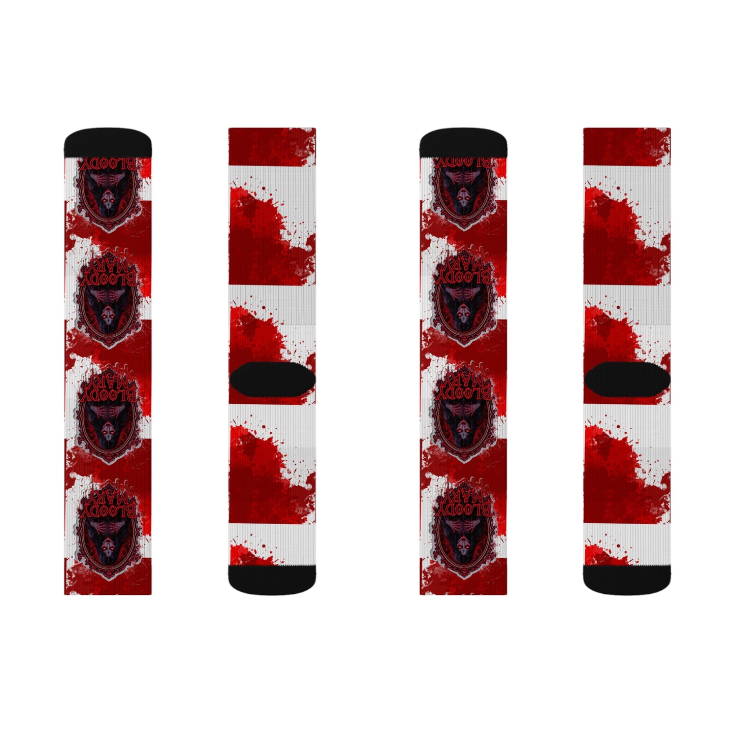 Unique Sublimation Socks, Stylish Crew Socks, Custom Design Socks, Gift for Her, Statement Socks, Trendy Fashion Socks