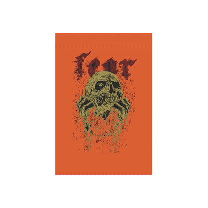 Halloween Garden Banner with Skull Design, Scary Outdoor Décor for Fall, Halloween Parties and Events, Spooky Home Decoration