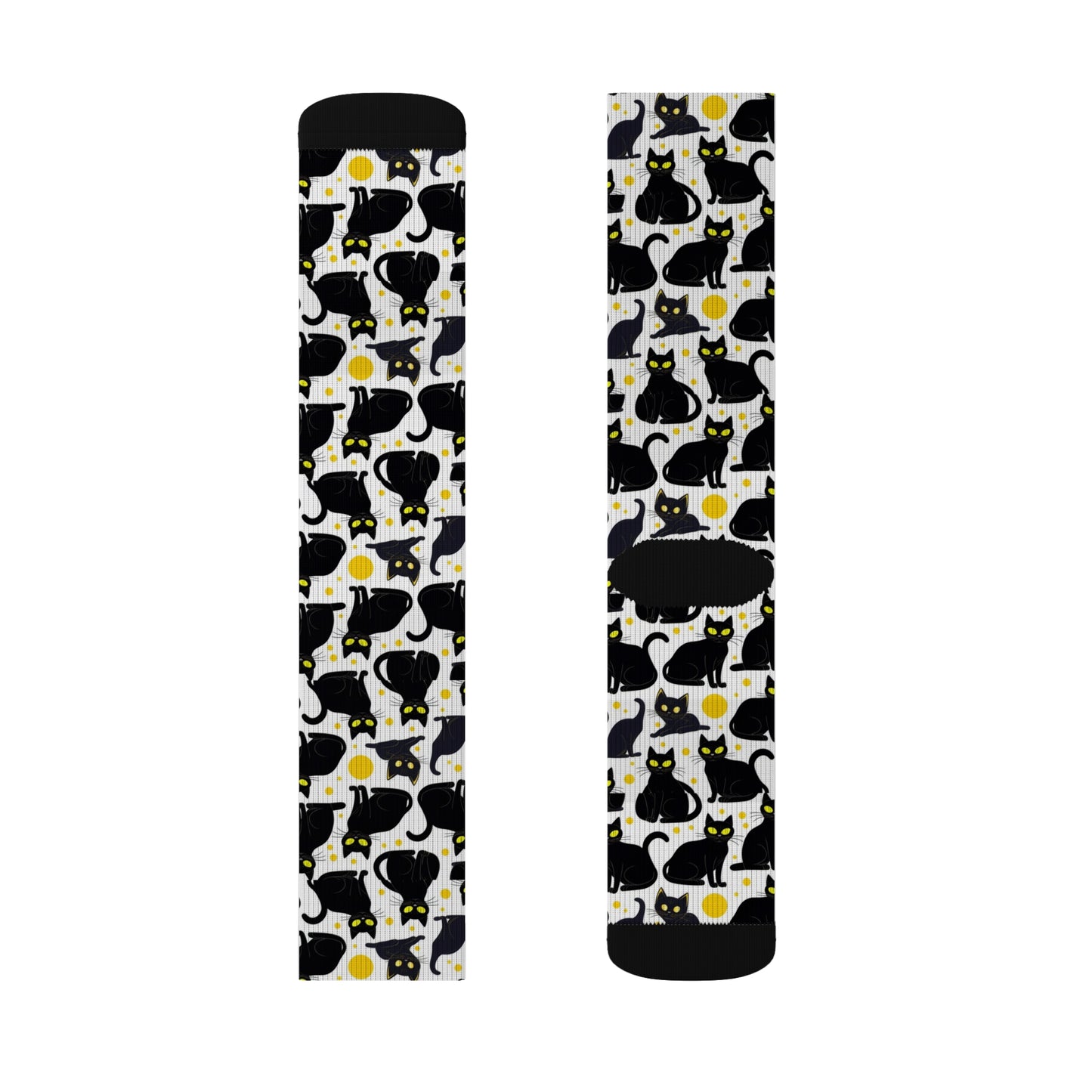 Whimsical Cat Pattern Socks, Fun Gift for Cat Lovers, Cozy Everyday Wear, Unique Accessory for Pet Owners, Perfect for Holidays