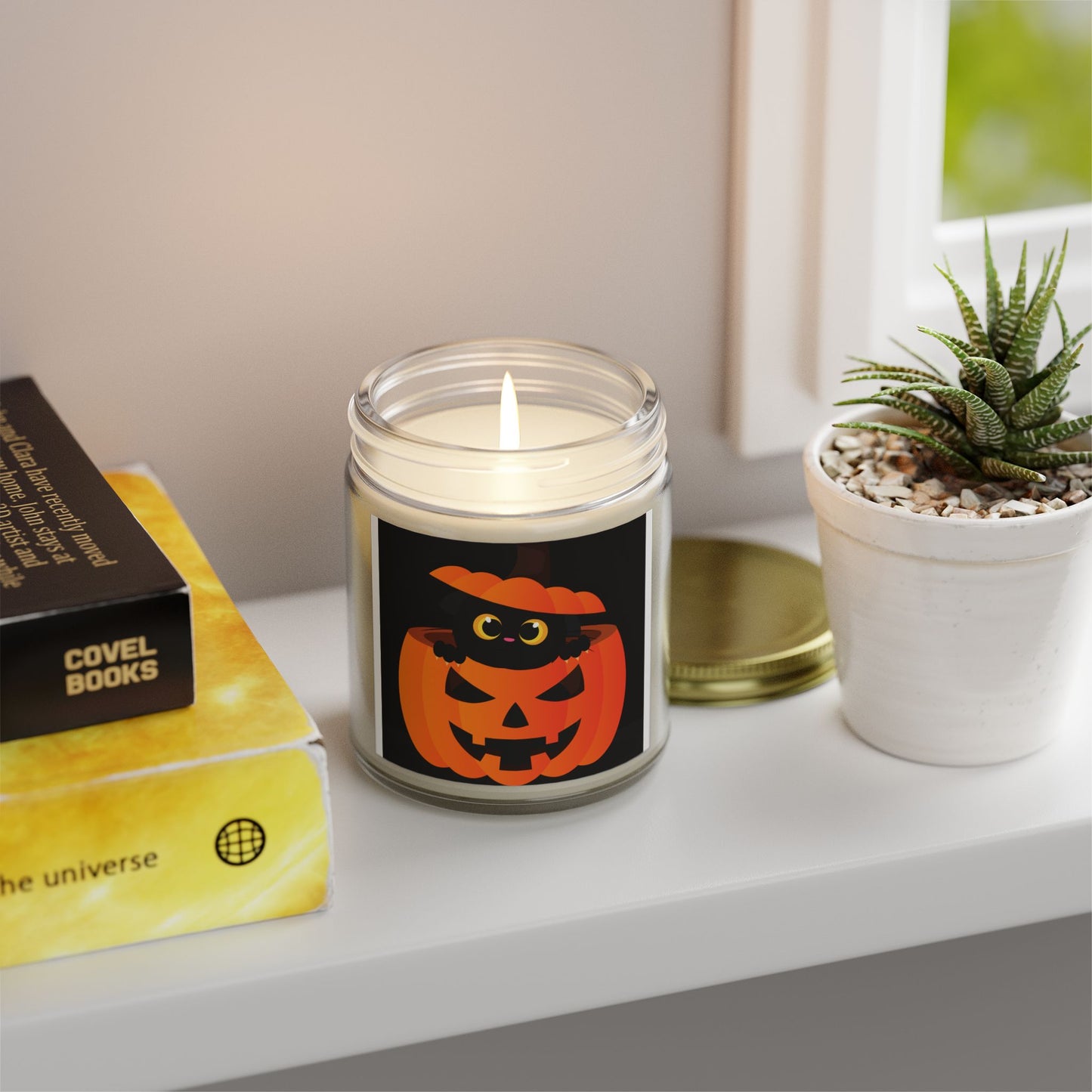 Halloween Pumpkin Scented Candles | Cozy Autumn Decor, Fall Gift, Spooky Season Vibe, Home Fragrance