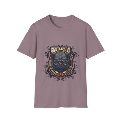 Animal Grey Cat with Framed Ornaments - Mleem