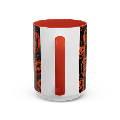 Spooky Pumpkin Faces Coffee Mug | Halloween Gifts, Funny Coffee Cup, Whimsical Mug, Holiday Decor, Unique Gifts