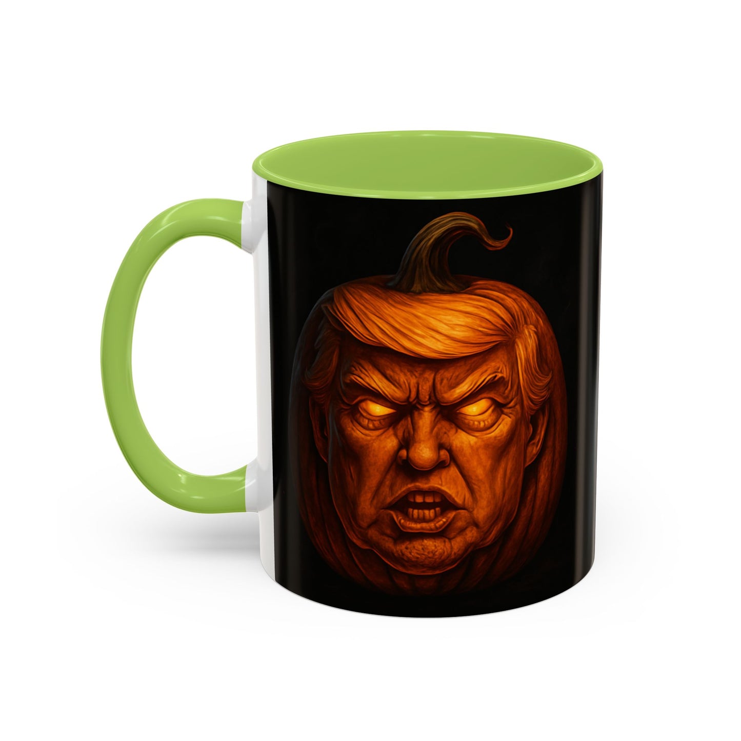 Halloween Pumpkin President Mug, Fun Gift for Coffee Lovers, Spooky Decor, Trick or Treat, Autumn Vibes, Unique Collectible