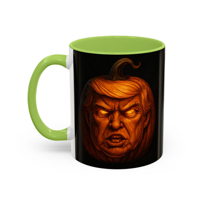 Halloween Pumpkin President Mug, Fun Gift for Coffee Lovers, Spooky Decor, Trick or Treat, Autumn Vibes, Unique Collectible